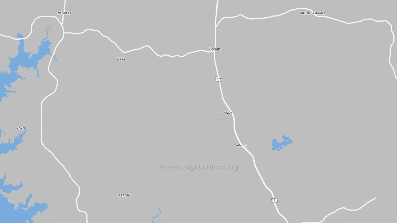 Transit Grade map of 71429, LA