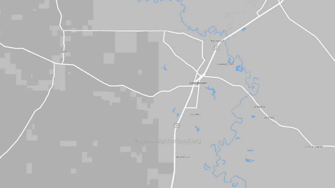 Transit Grade map of 71432, LA