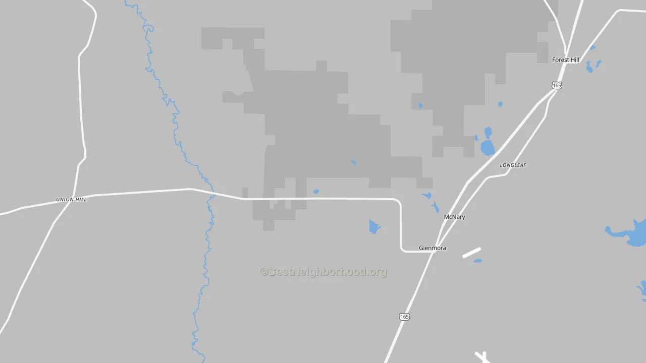 Transit Grade map of 71433, LA