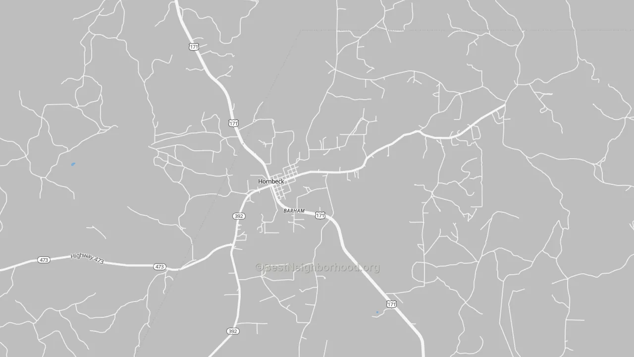 Transit Grade map of 71439, LA