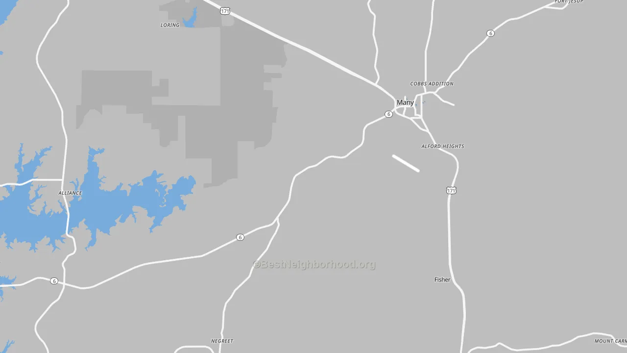 Transit Grade map of 71449, LA