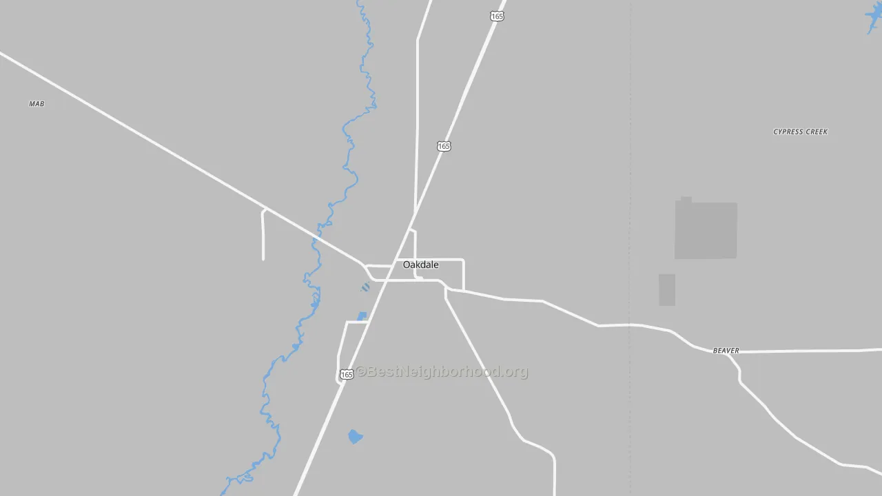 Transit Grade map of 71463, LA