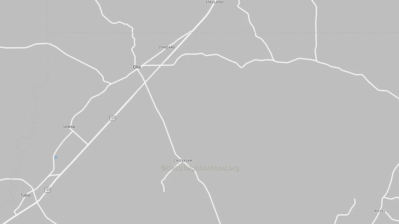 Transit Grade map of 71465, LA