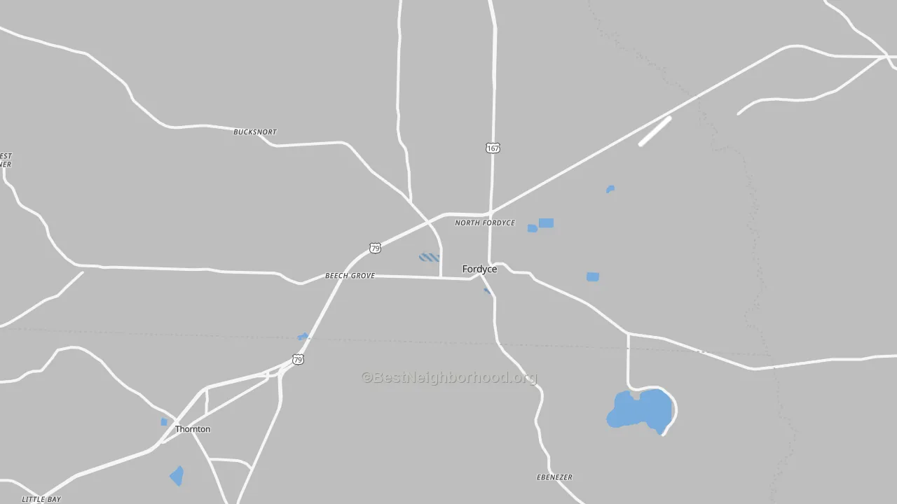 Transit Grade map of 71742, AR