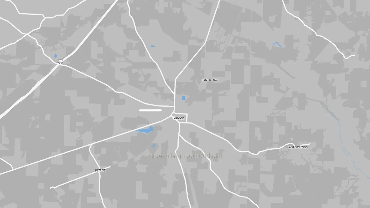 Transit Grade map of 71743, AR