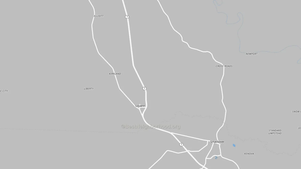 Transit Grade map of 71751, AR