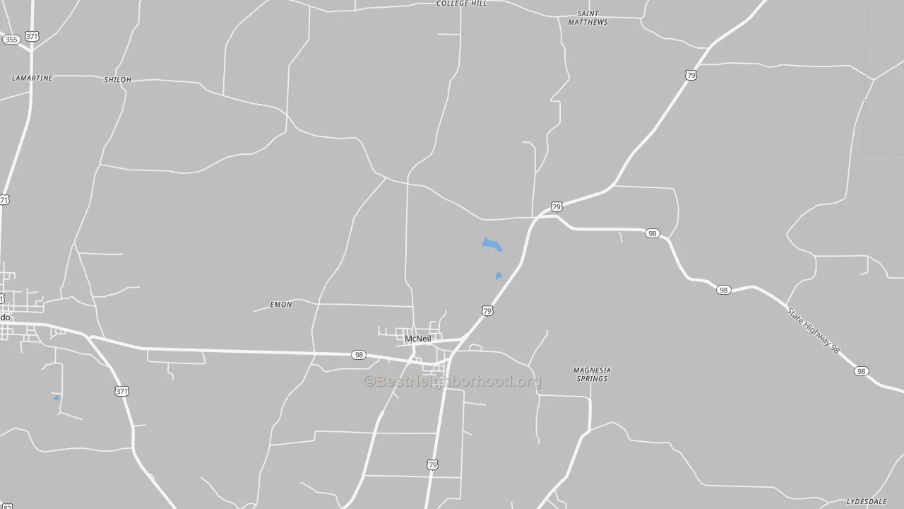 Transit Grade map of 71752, AR