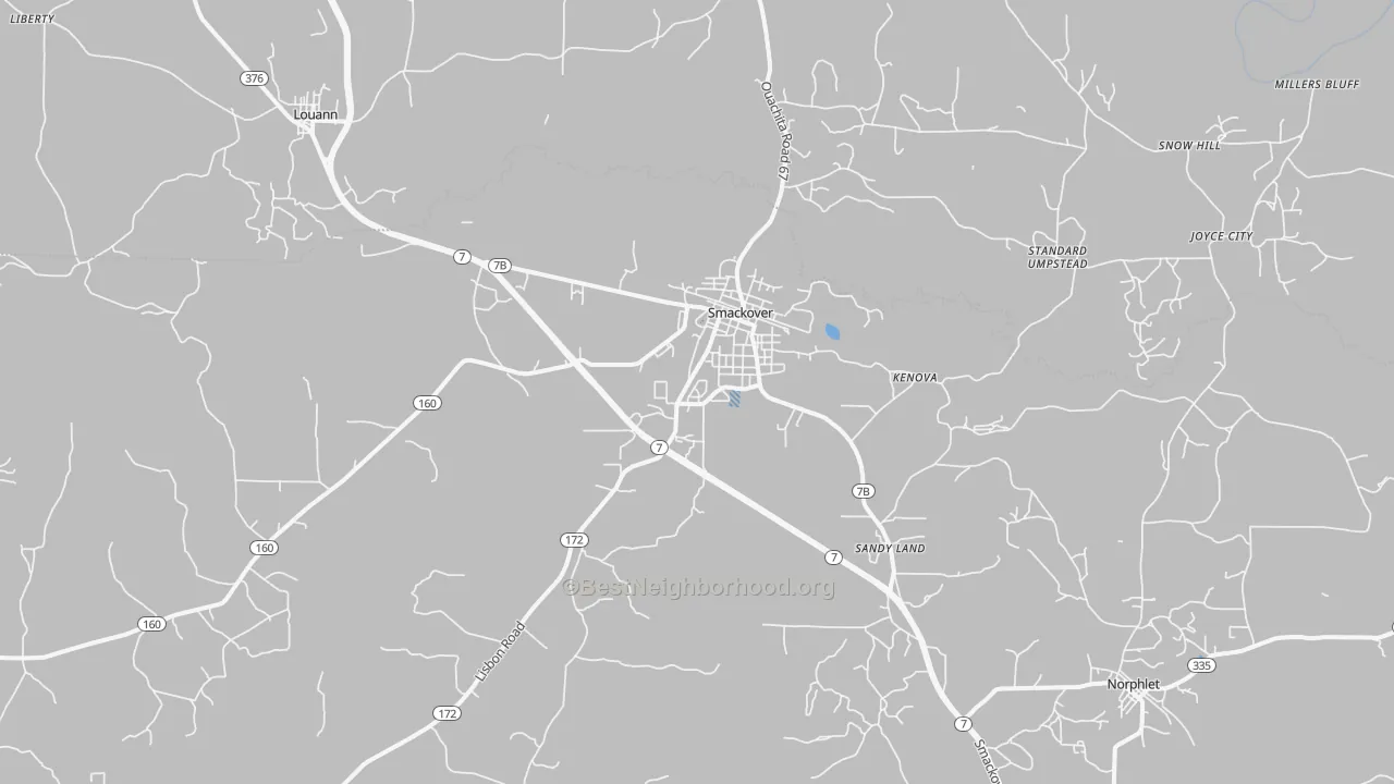 Transit Grade map of 71762, AR