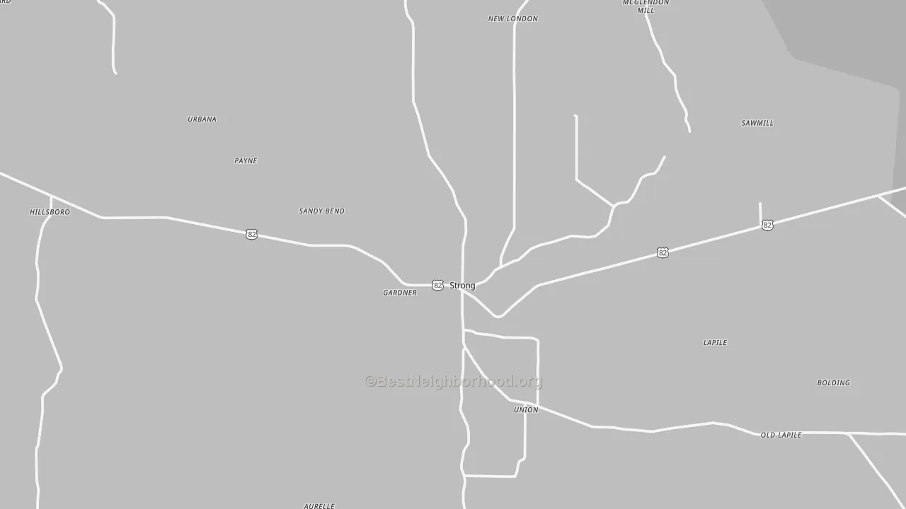 Transit Grade map of 71765, AR
