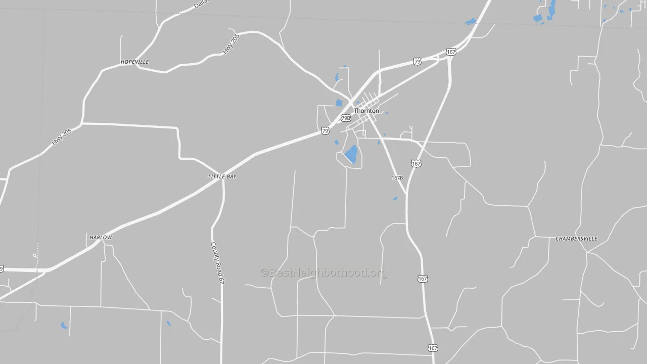 Transit Grade map of 71766, AR