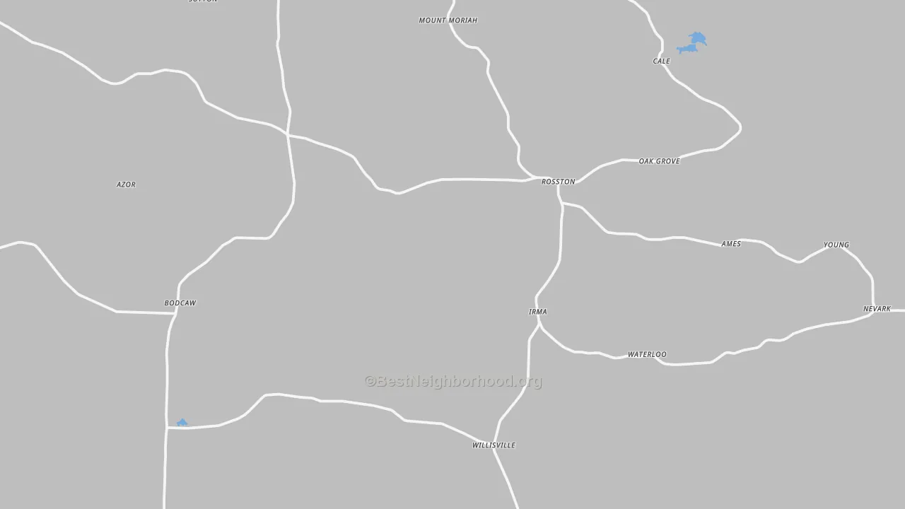 Transit Grade map of 71858, AR