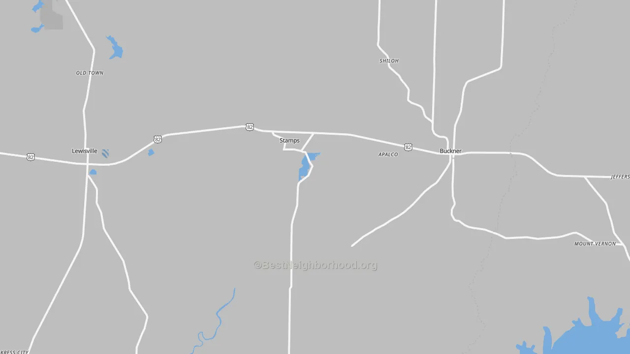 Transit Grade map of 71860, AR