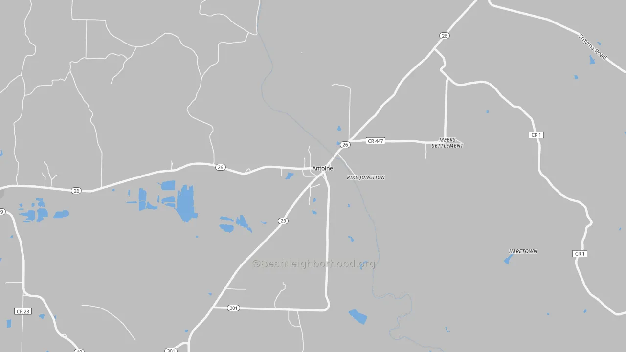 Transit Grade map of 71922, AR