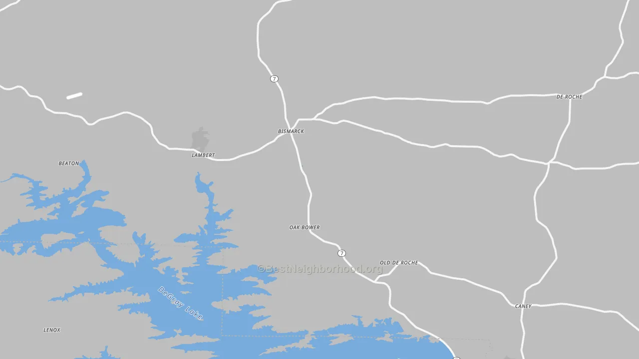 Transit Grade map of 71929, AR