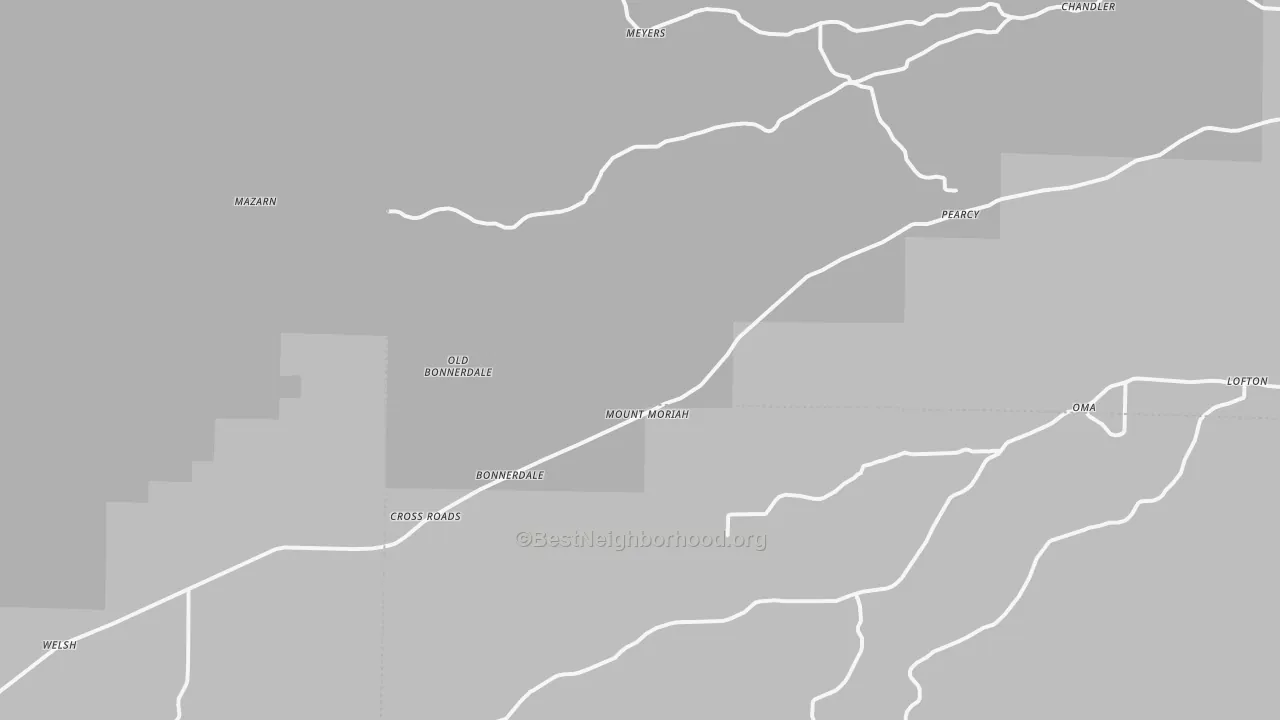 Transit Grade map of 71933, AR