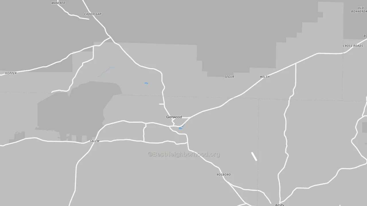 Transit Grade map of 71943, AR