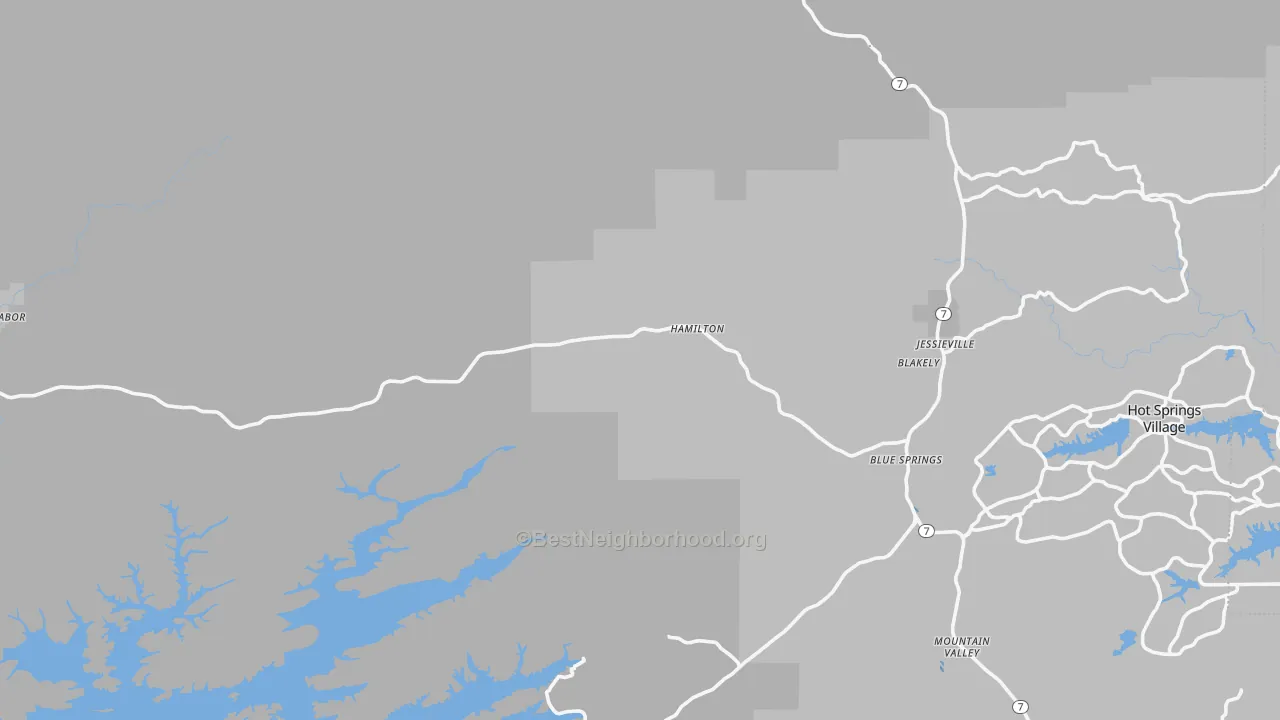Transit Grade map of 71949, AR