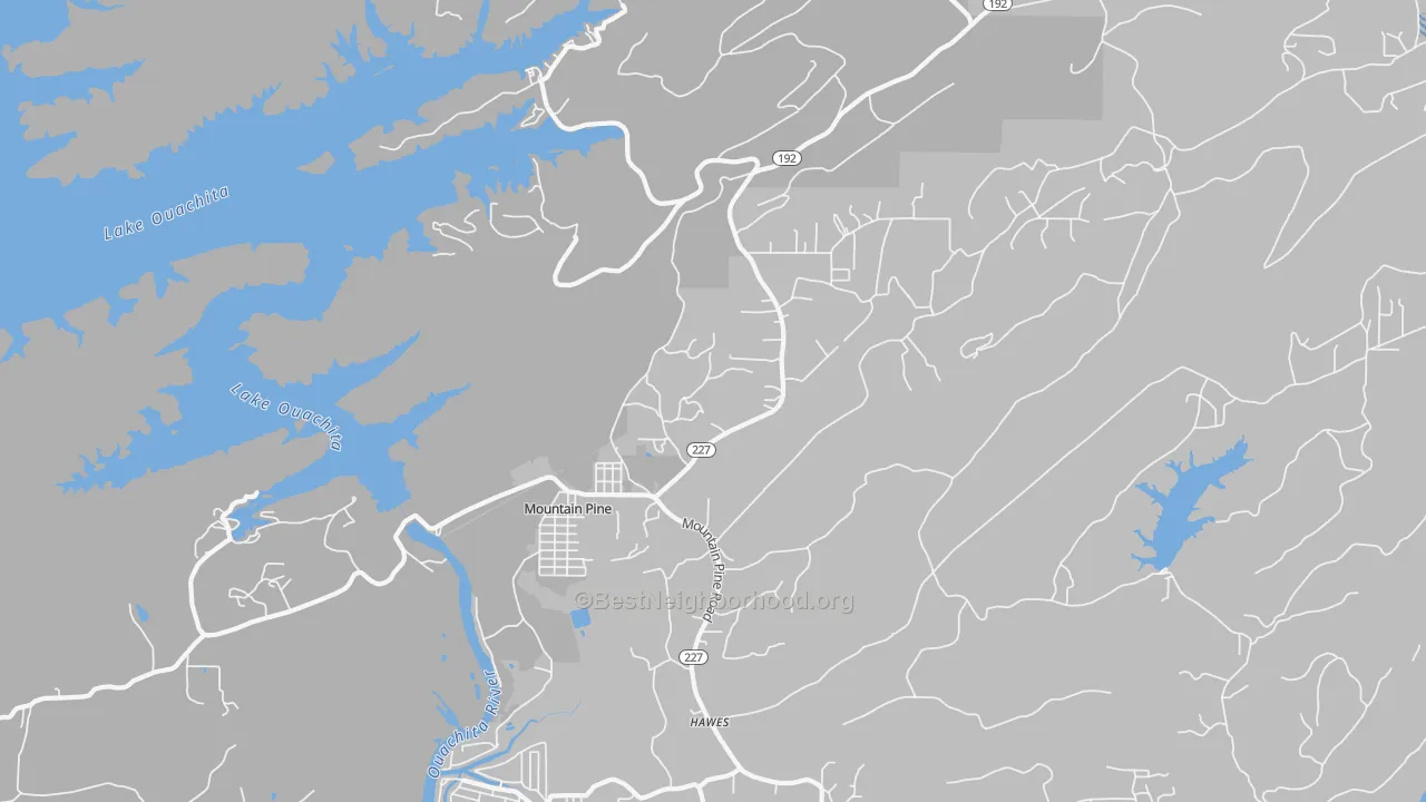 Transit Grade map of 71956, AR