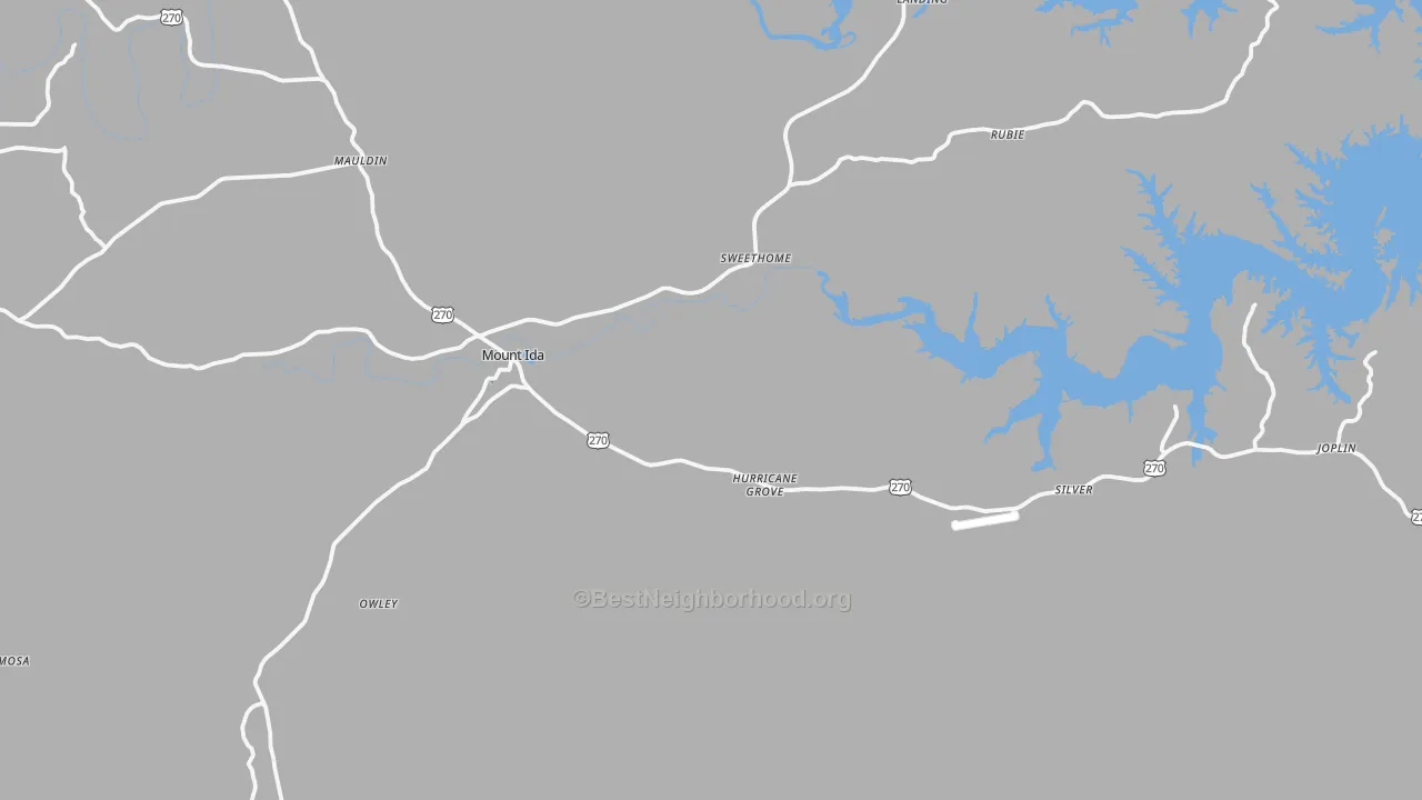 Transit Grade map of 71957, AR
