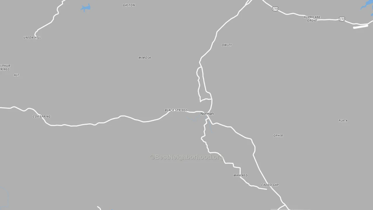 Transit Grade map of 71960, AR