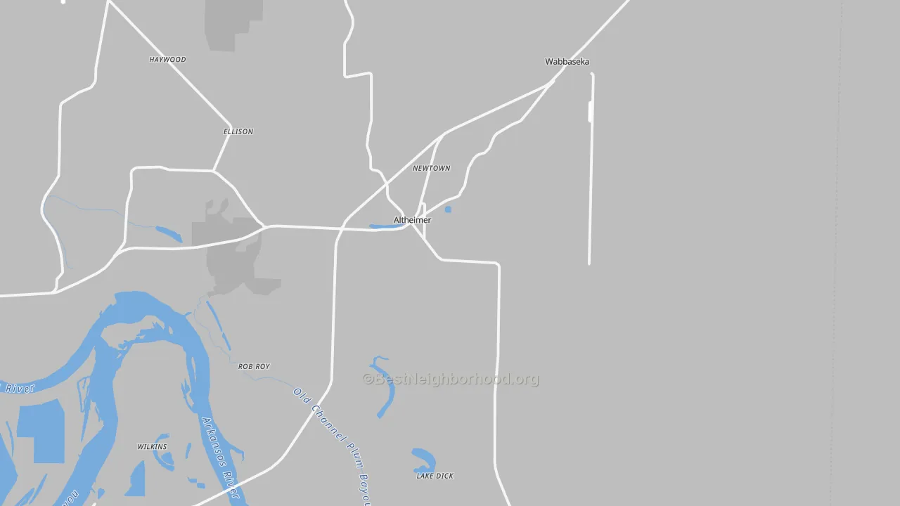 Transit Grade map of 72004, AR