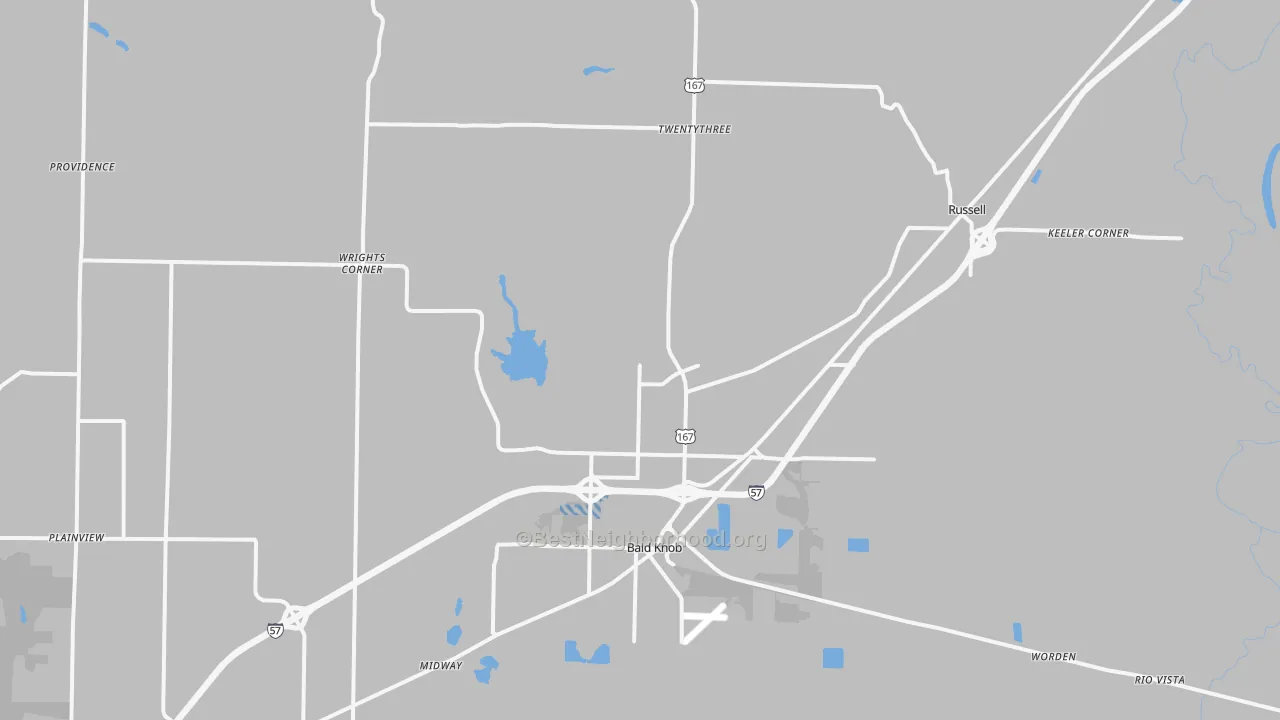Transit Grade map of 72010, AR