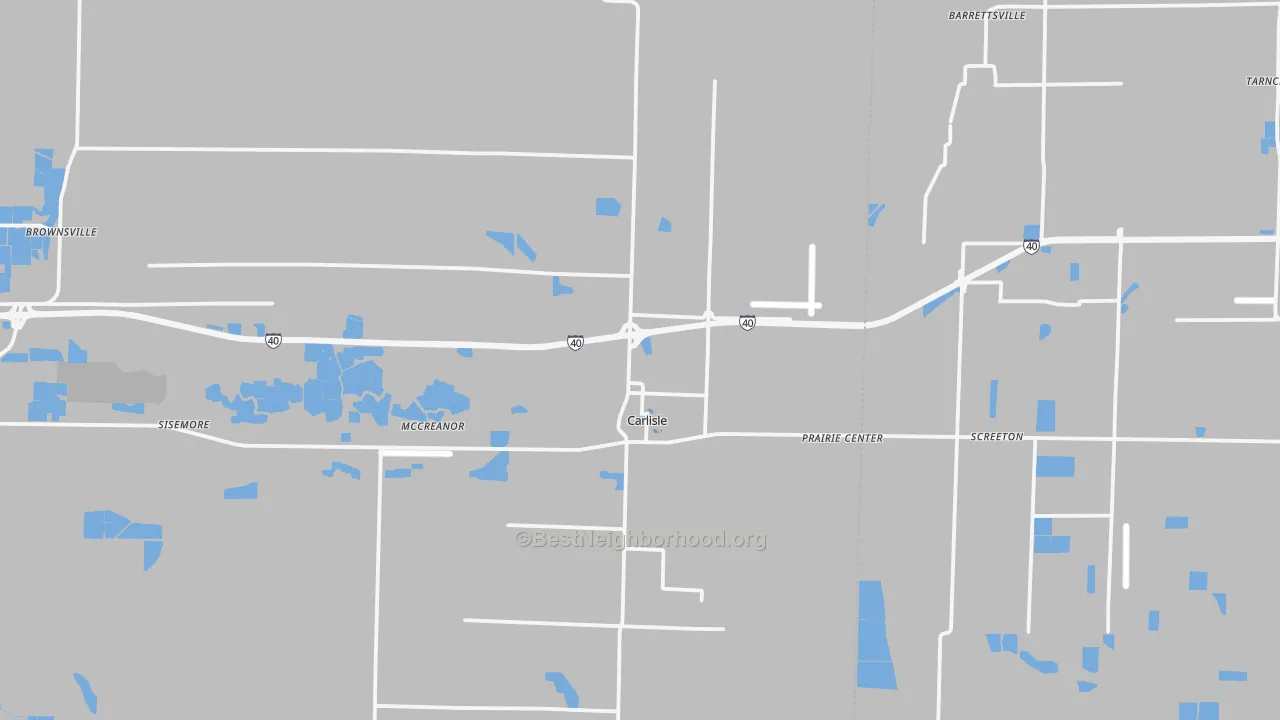 Transit Grade map of 72024, AR