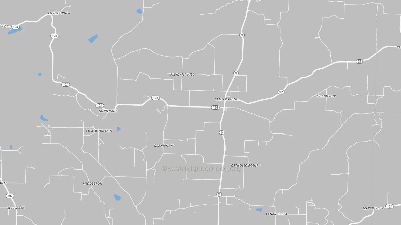 Transit Grade map of 72027, AR