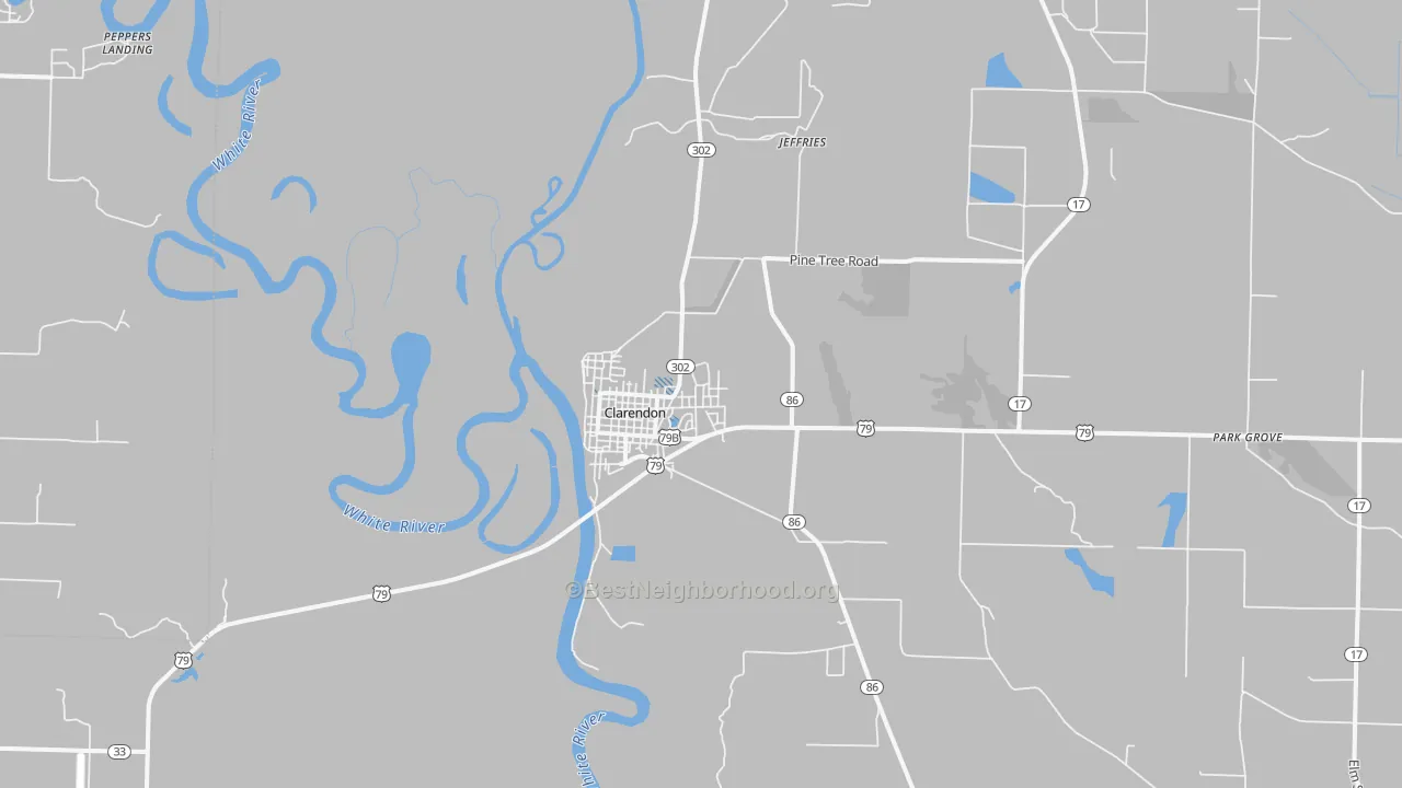 Transit Grade map of 72029, AR