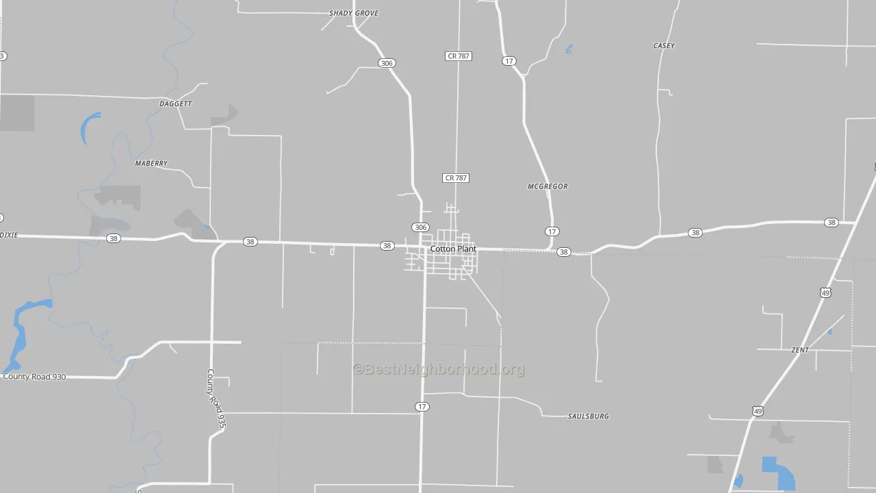 Transit Grade map of 72036, AR