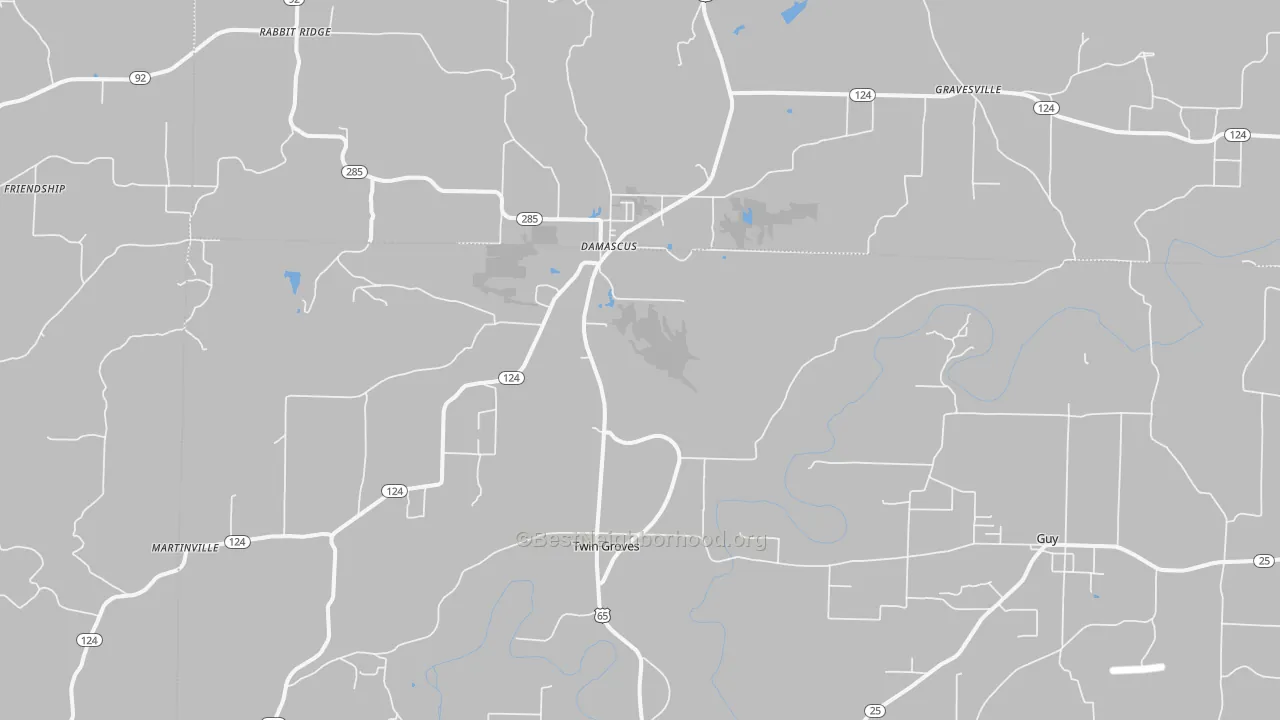 Transit Grade map of 72039, AR