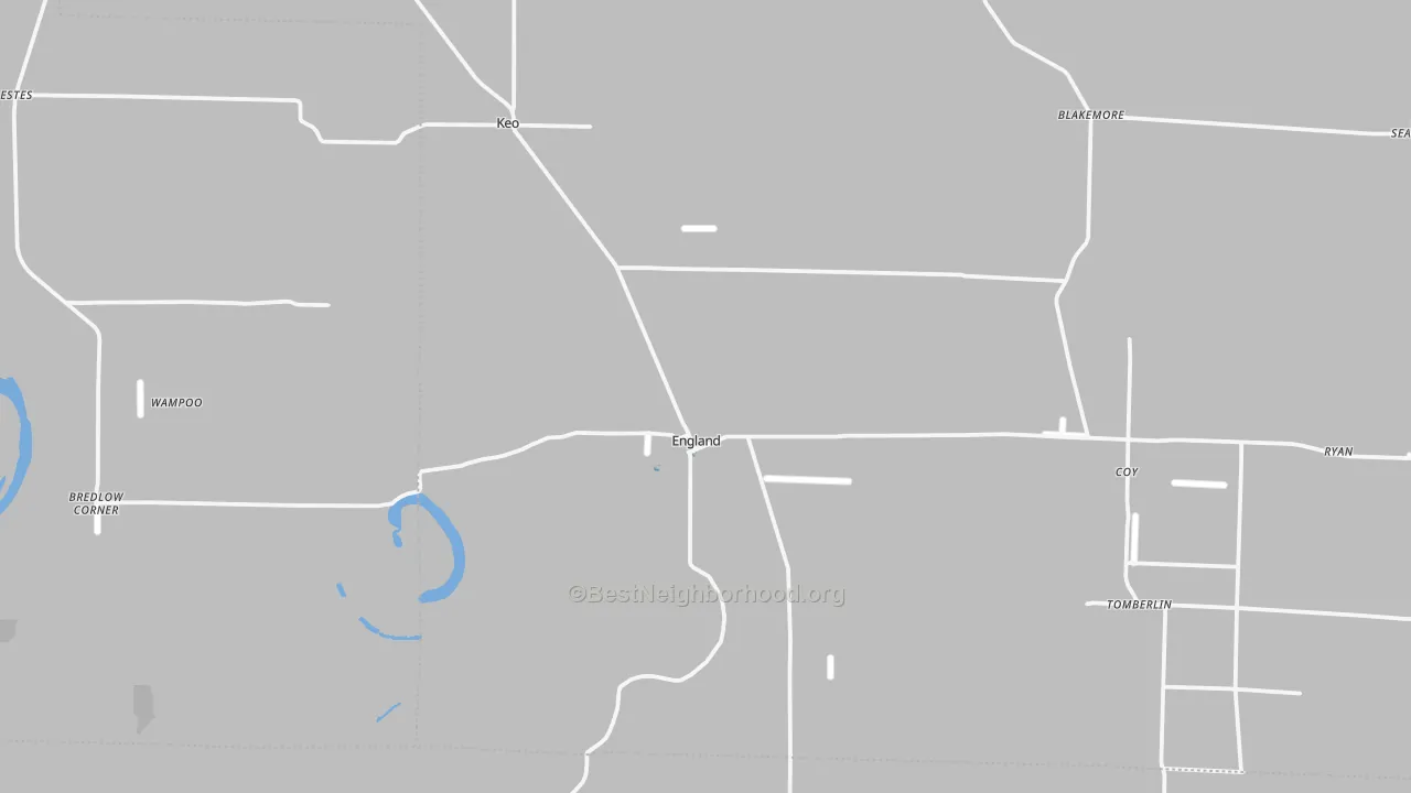 Transit Grade map of 72046, AR