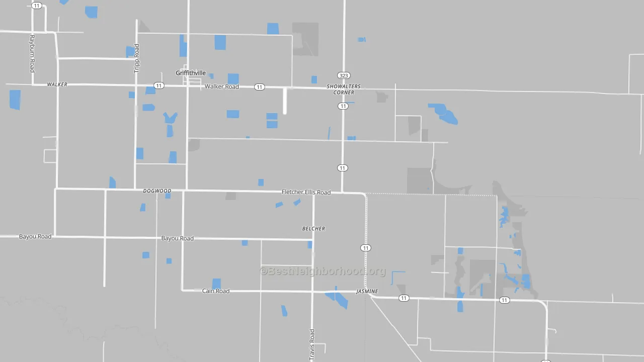 Transit Grade map of 72060, AR