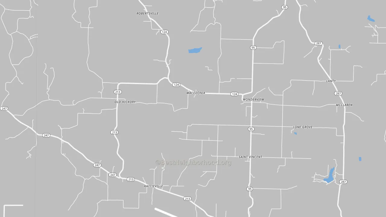 Transit Grade map of 72063, AR