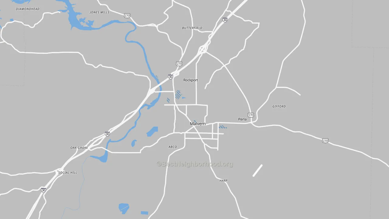 Transit Grade map of 72104, AR