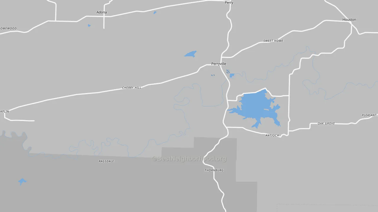 Transit Grade map of 72126, AR