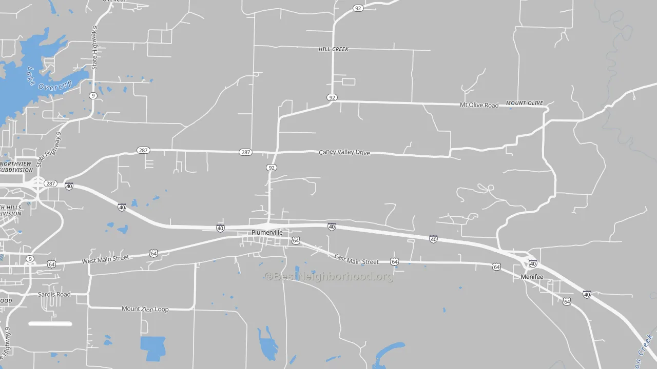 Transit Grade map of 72127, AR