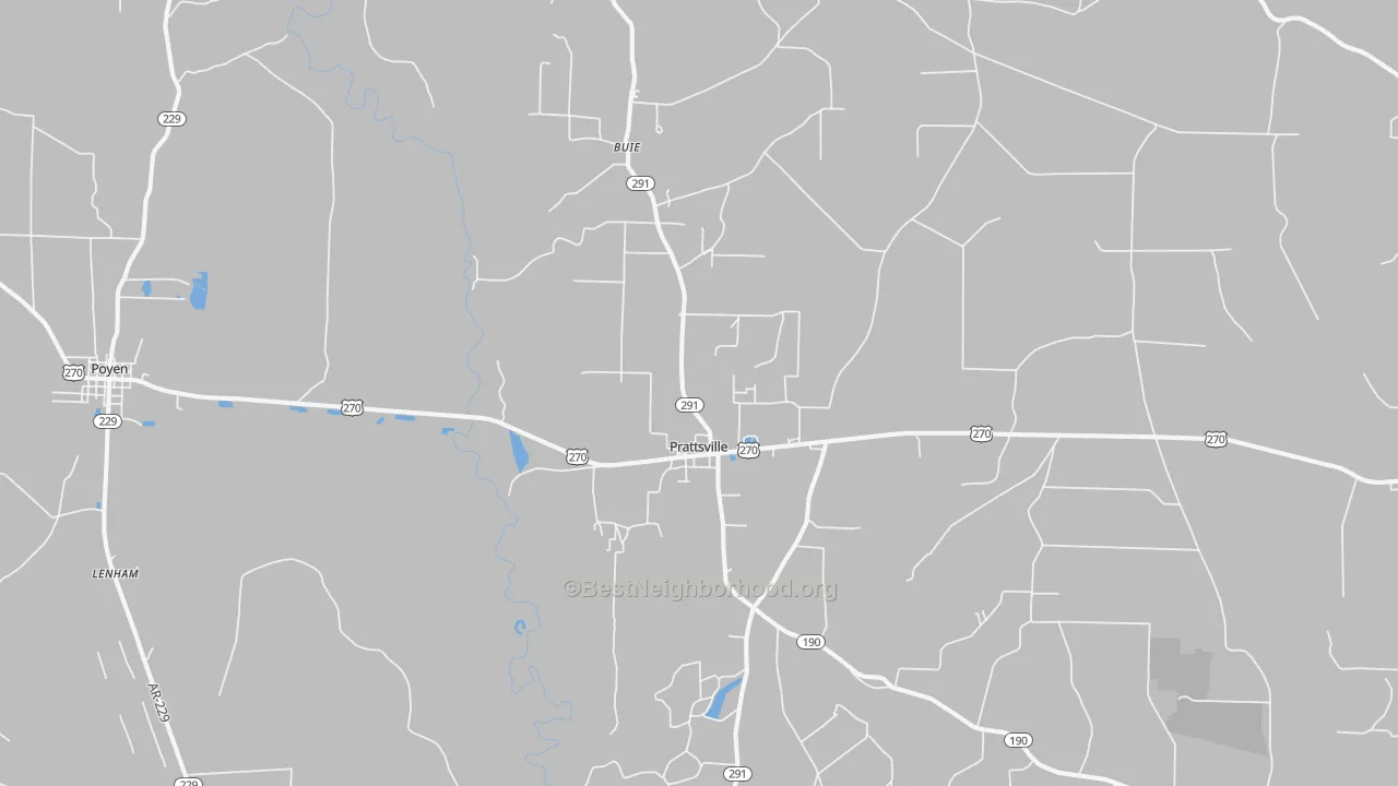Transit Grade map of 72129, AR