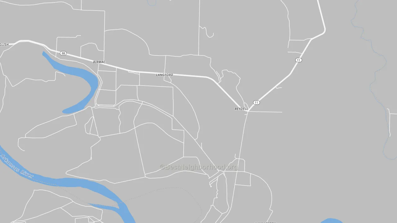 Transit Grade map of 72133, AR