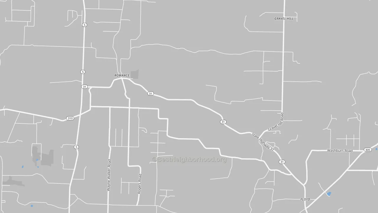 Transit Grade map of 72136, AR