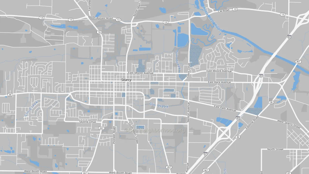 Transit Grade map of 72149, AR