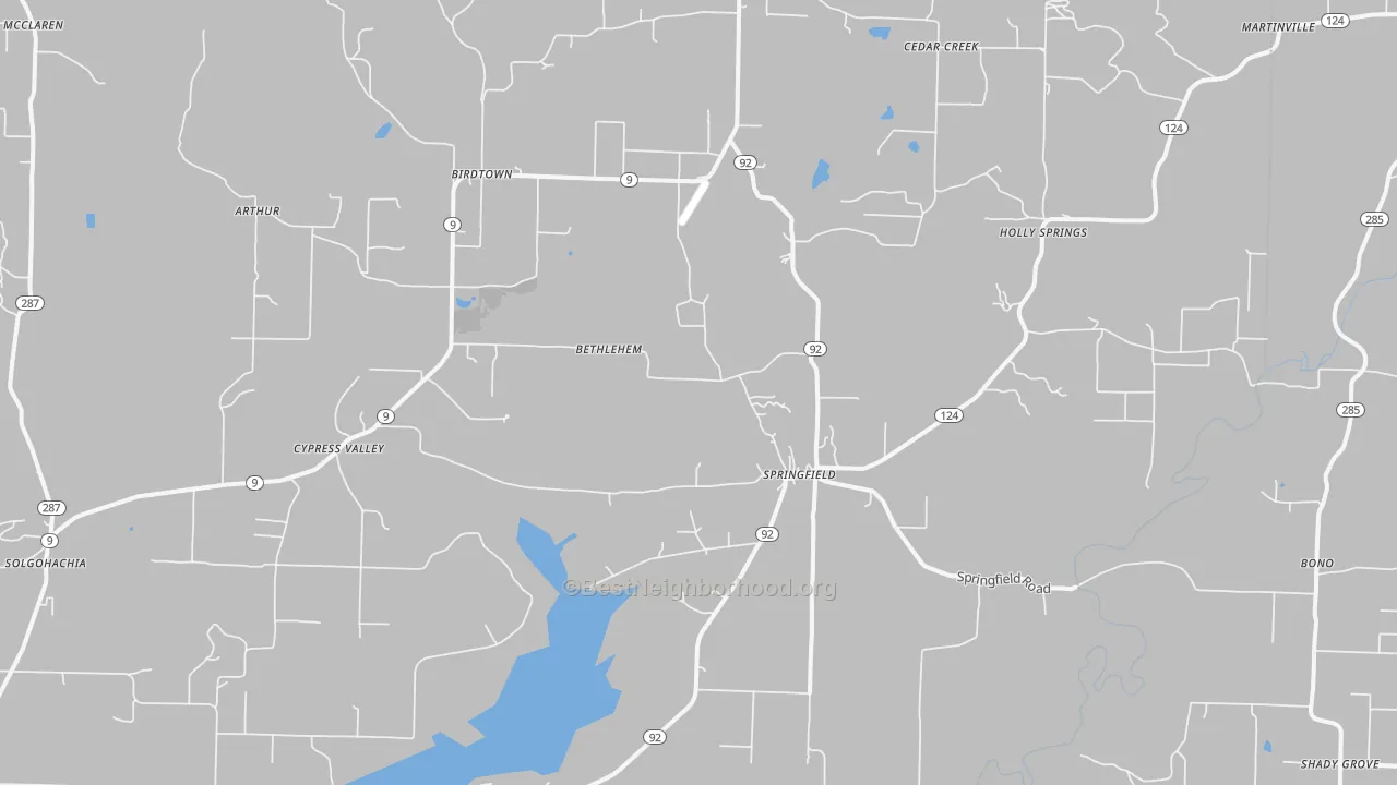 Transit Grade map of 72157, AR