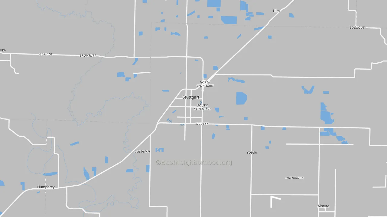 Transit Grade map of 72160, AR