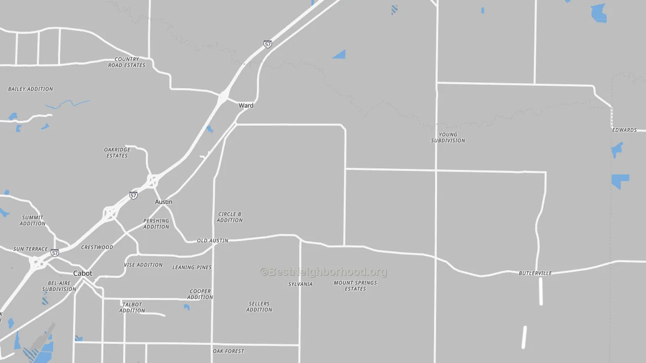 Transit Grade map of 72176, AR