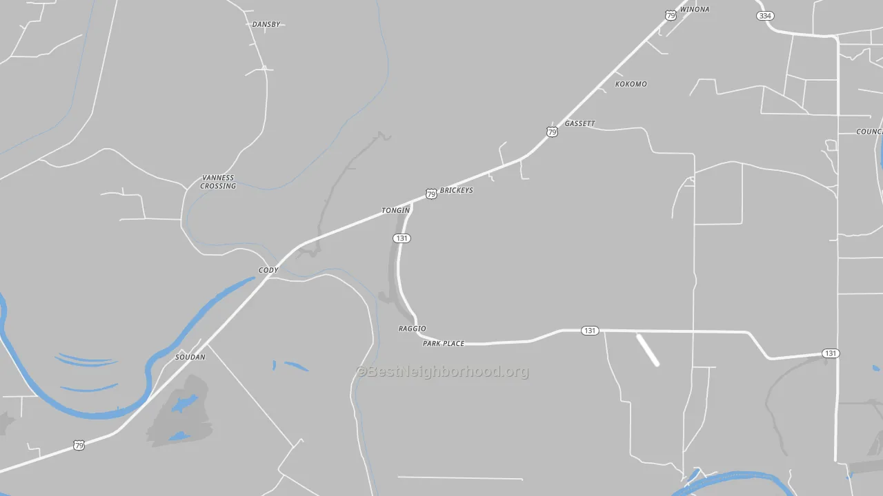 Transit Grade map of 72320, AR