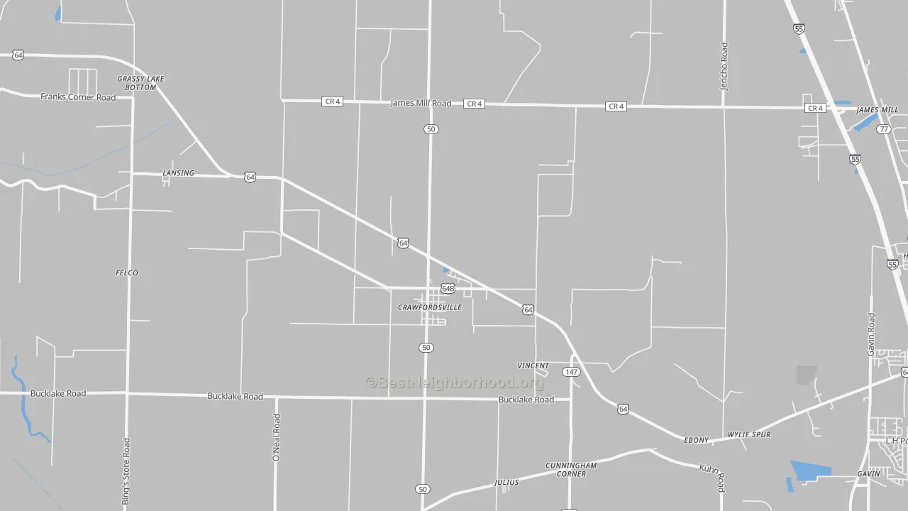 Transit Grade map of 72327, AR