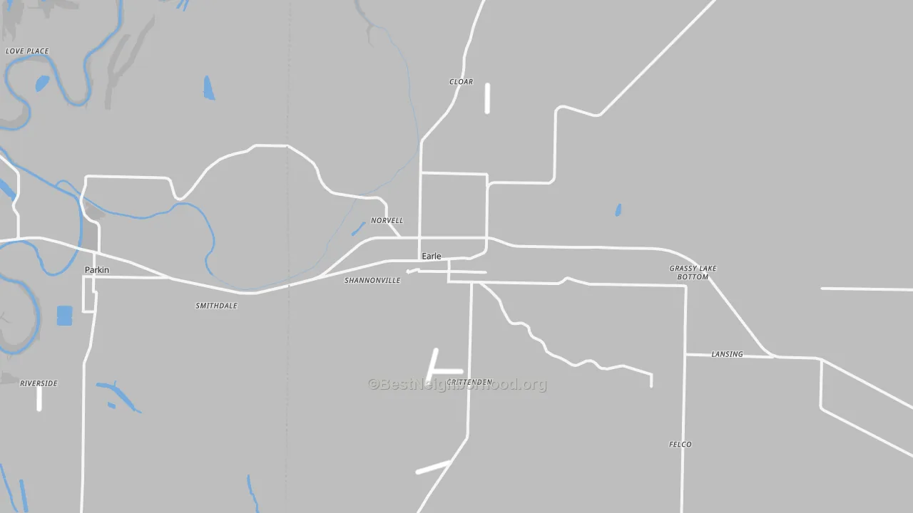 Transit Grade map of 72331, AR