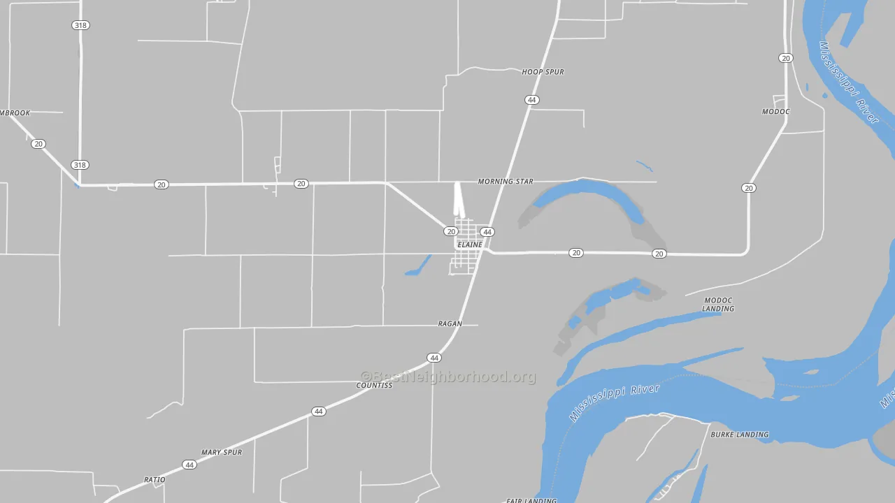 Transit Grade map of 72333, AR