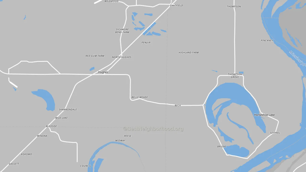 Transit Grade map of 72348, AR