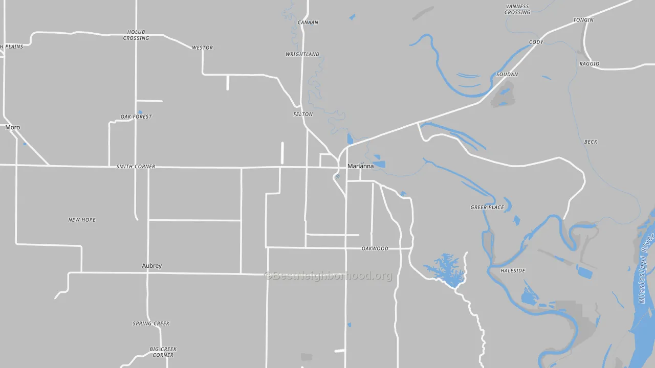 Transit Grade map of 72360, AR